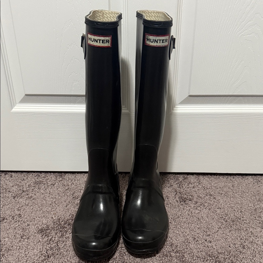 Hunter Classic Black Tall Waterproof Boots